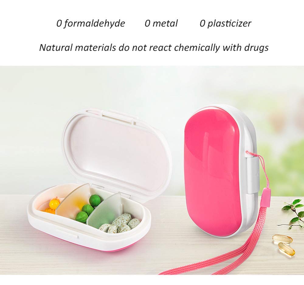 Pastillero,Organizador De Pastillas,Pastillero,Pastillero Organizador,Diseño Abierto Y Compartimentos Grandes,Soporte Para Medicamentos,Vitaminas Y Suplementos,Botella Redonda Pastillero Dia