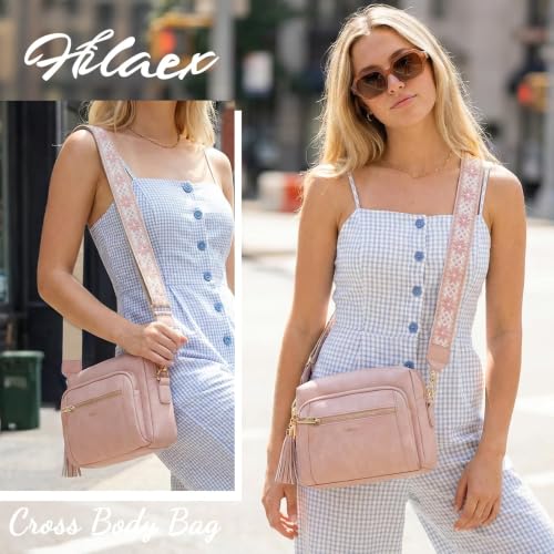 Image of Vegan Leather Crossbody Bags for Women Anti theft Purses and Handbag