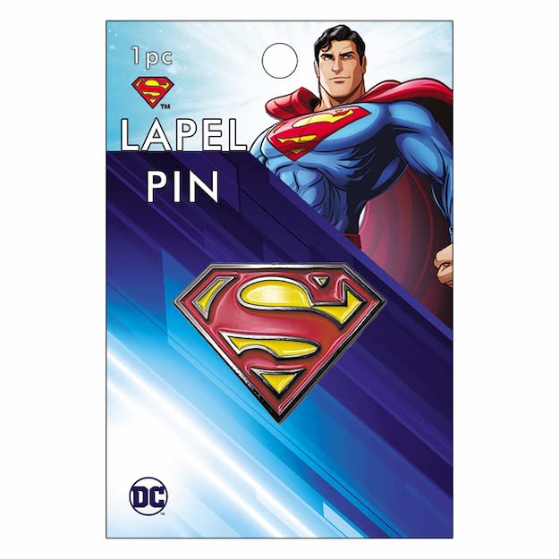 DC Comics Superman Logo Lapel Pin