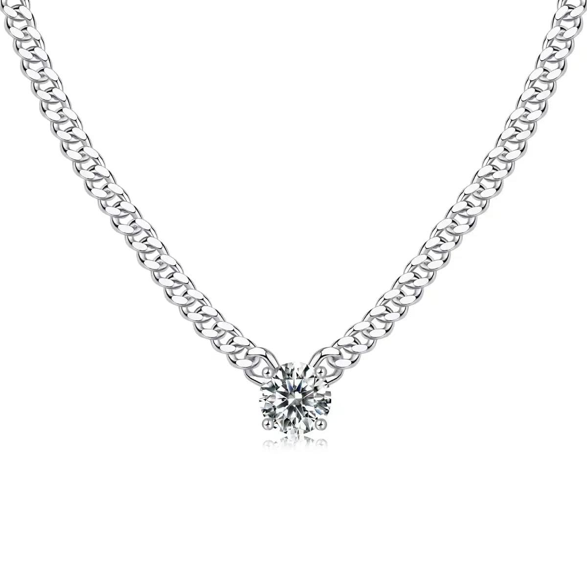 Collier moissanite brillant S925 pour sublimer vos tenues