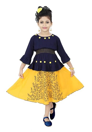Chandrika Girls Festive Skirt and Top Set for Kids
