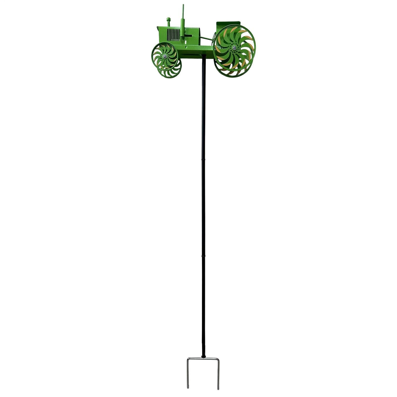 Moulin à vent d'extérieur anti-rouille pour animer un jardin vide ou triste