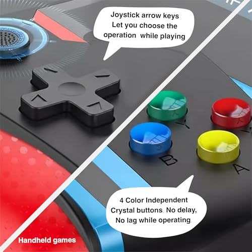 Image of SNAPTRON Handheld Gaming Console for Kids & Adults| Retro Game Console| 500-In-1 Built-in Classic Video Game| Portable Gaming Console| Rechargeable 3.5'' LCD Screen for Boys 7-14 Years| Retro Game Box