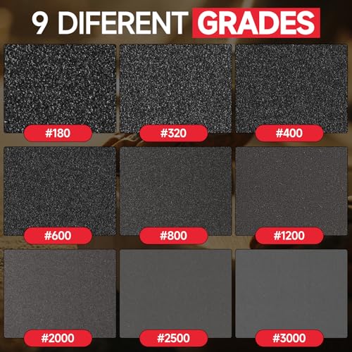 Shineboc 20 Pcs 3 X 4 Inch 180-3000 Grit Sanding Sponge Set thumb #4