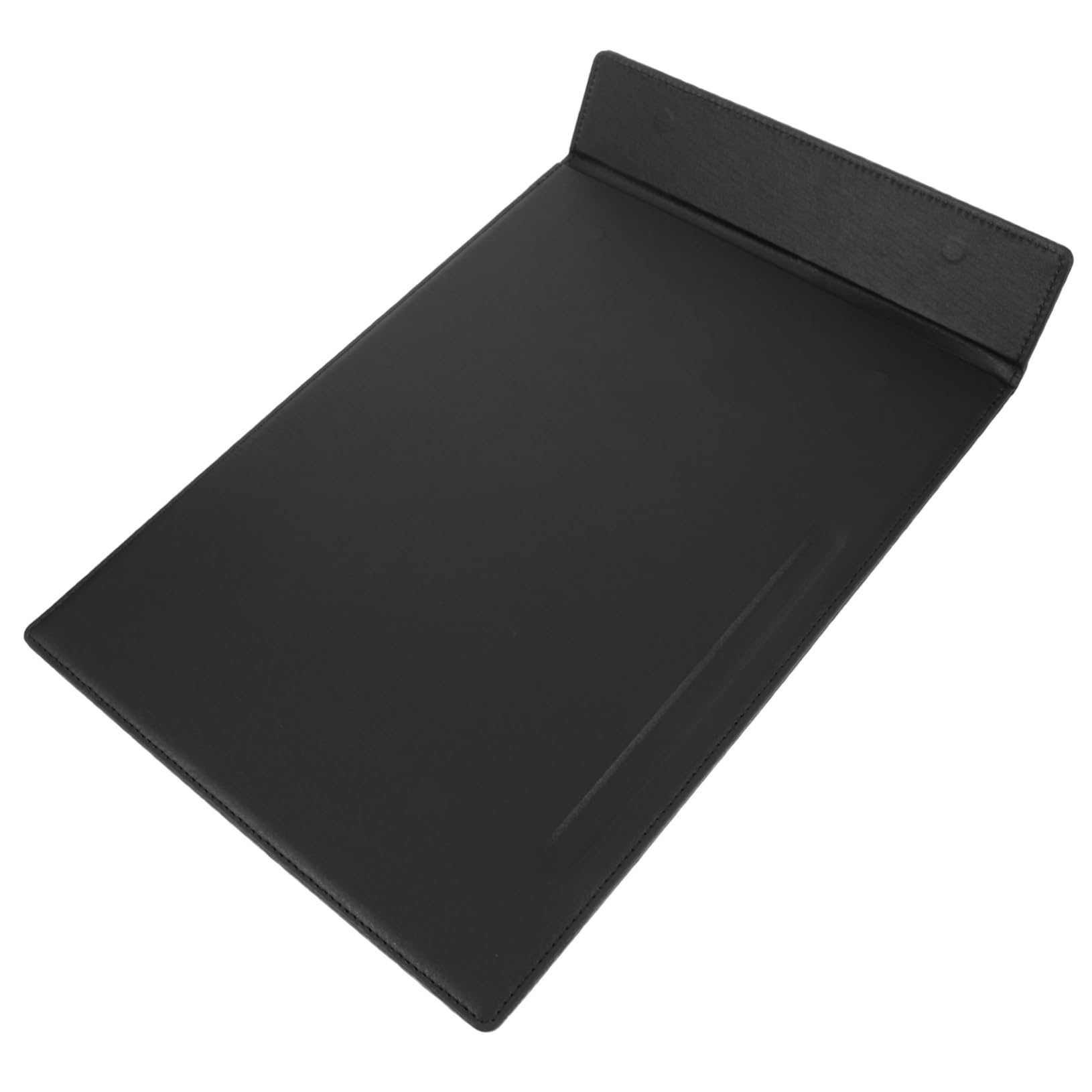 Carpeta de Visualización Menú Portátil de Cuero Negro Clip Magnético Resistente y Fácil de Reemplazar para Bar y Restaurante