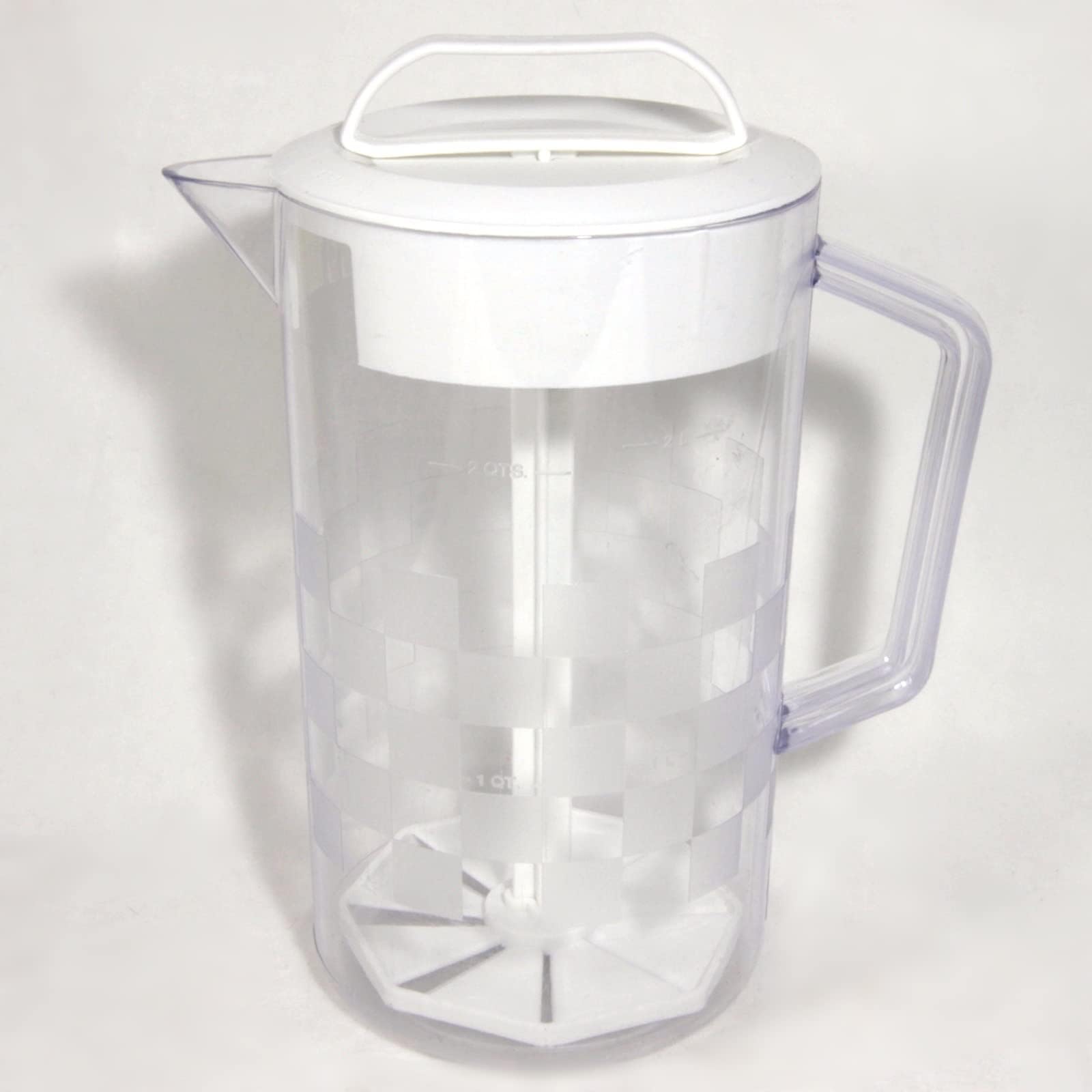 Pampered Chef Original Quick Stir 2-Quart Checkered Pitcher, 2270
