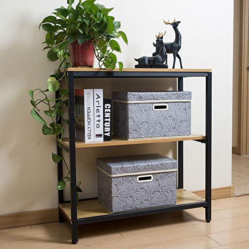 Prandom Storage Boxes with Lids.Rose Pattern Fabric Decorative Storage Box - Image 3