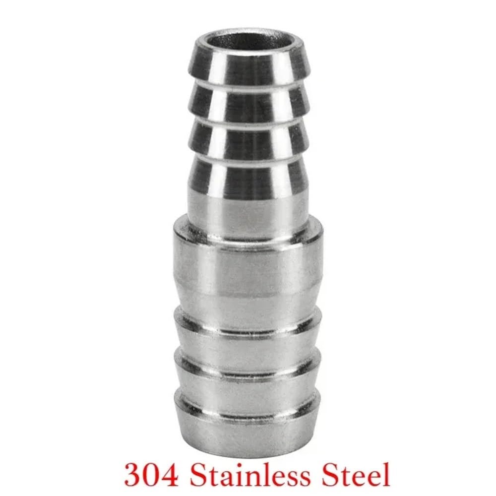 Double Pagoda Hose Barb Pipe Union Fitting | 304 Stainless Steel(40MM*20MM)