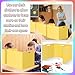 24 Pcs Desk Dividers for Students Plastic Durable and Waterproof Privacy Folders Shields Test Dividers with Classroom Privacy Boards for School Study Teacher Supplies (Yellow)