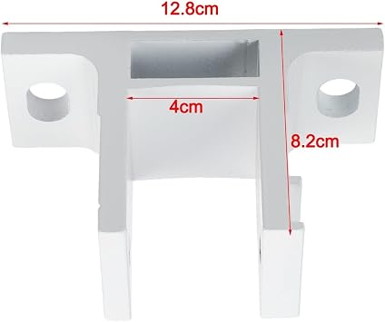 Wall Mounting Bracket for Retractable Awnings, Aluminium Alloy, White, Wall Mounted