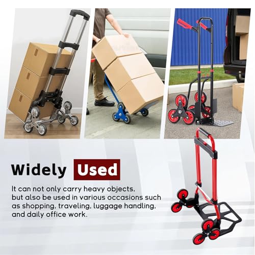 Carretilla plegable para escaleras resistente 330 lb miniatura 6