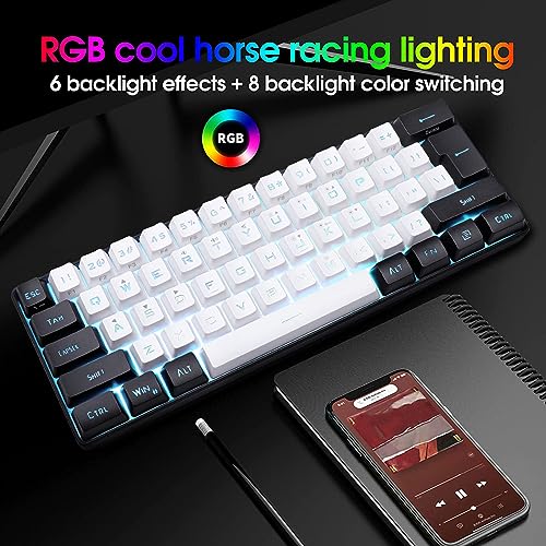 Teclado Gamer Yanmis con RGB y USB-C 60% miniatura 2