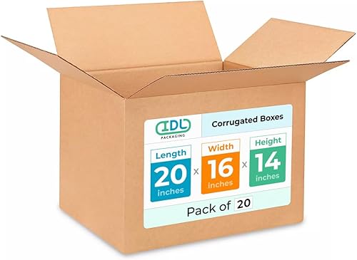 Miniatura 419 de Cajas para envío IDL Packaging - B-1266-5 de cartón corrugado, tamaño pequeño, de 12 pulgadas de largo x 6 pulgadas de ancho x 6 pulgadas de alto