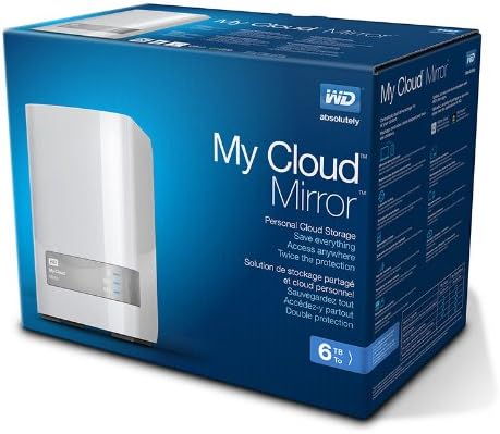 WD 6TB My Cloud Mirror Personal Network Attached Storage - NAS - WDBZVM0060JWT-NESN