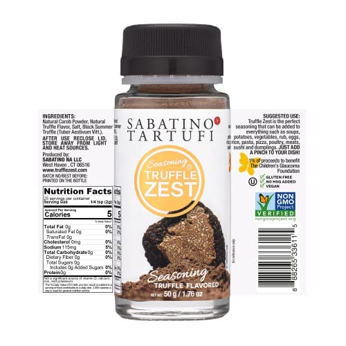 Sabatino Tartufi Truffle Zest Seasoning, The Original All Purpose