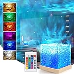 AIBAOBAO Galaxy Projector Light for Bedroom, Northern Lights Projector, Ocean Wave Sensory Light with 16 Colors, 30 Lighting Modes Star for Kids, Ceiling Projector Night Light for Party/Game Rooms