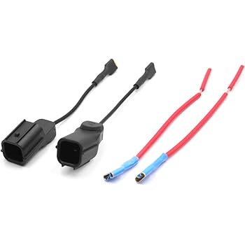 Amazon Uxcell 車ホーン配線アダプタ プラスチック車のホーン スピーカー アダブタ ワイヤハーネス ピグテールソケット ホンダ用 2個入り ホーン 車 バイク