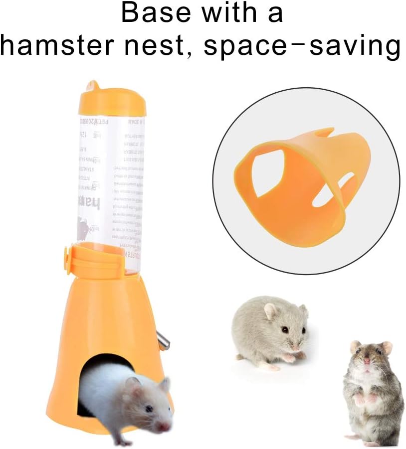 MOACC Hamster Water Bottle, No Drip Automatic Feeder Water and Food Dispenser - Image 5
