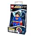 Produktbild LEGO DC Comics Schlüsselanhänger LEDlite mit Motiv Superman, Blau und Rot (812753l)