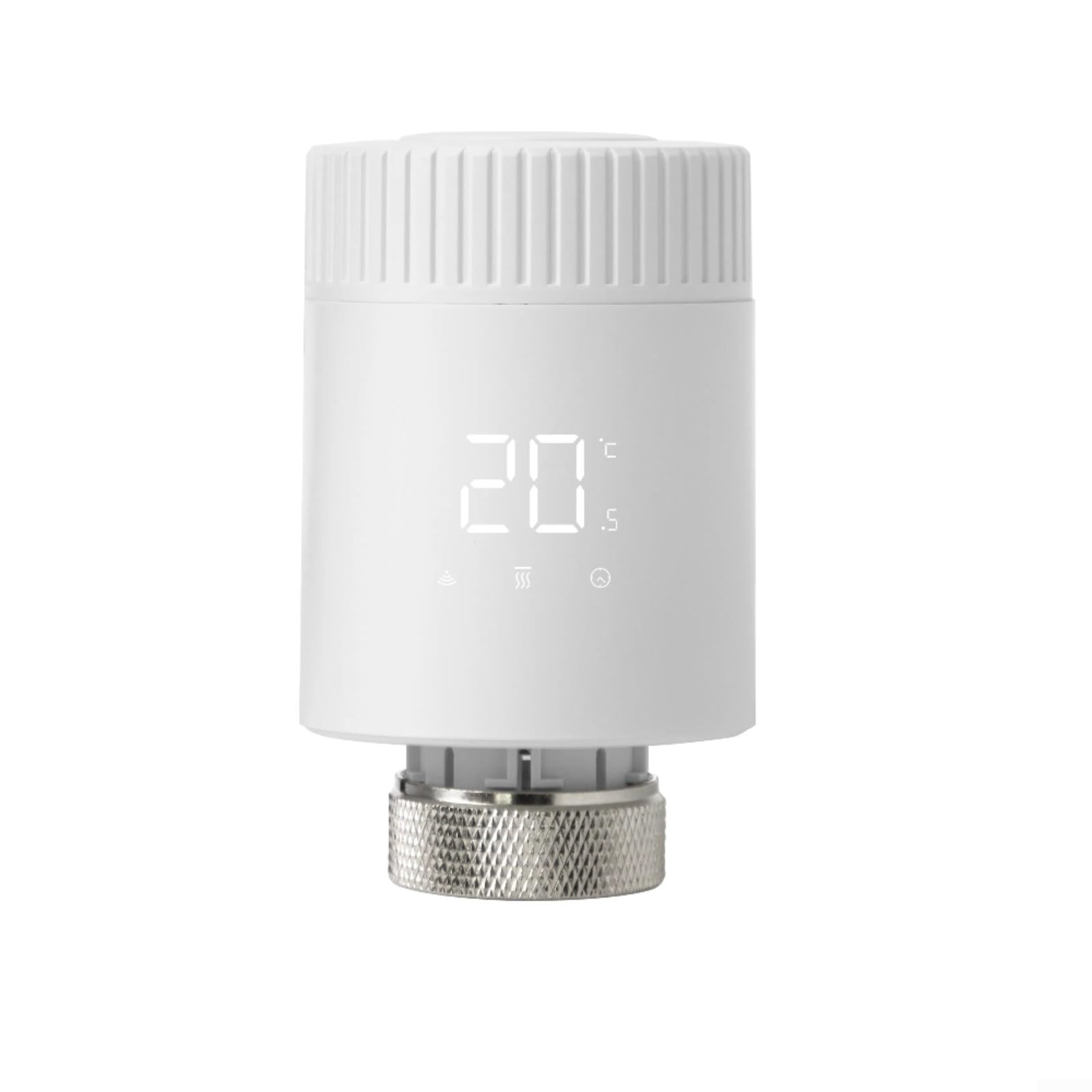 Valvola Termostatica Intelligente WiFi e per Zigbee Programmabile con Controllo Remoto e Comandi Vocali, per Tuya, Modalità Comfort Vacanza Risparmio Energetico(WIFI-Modell)