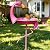 SMQLJXC 12.6" W*39.4" H Flamingo Bird Baths for Outdoor, Metal Bird Bath Bowl, Bird Feeder or Drinker Plate with Metal Stake, Home Garden Lawn Yard Decor