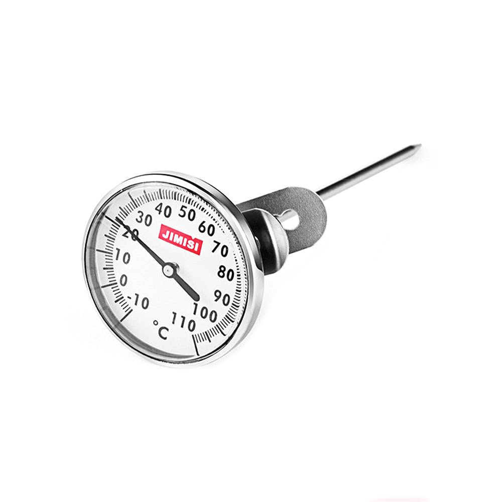 Termometro per il latte in acciaio inossidabile termometro per caffè -10~110 ° C per cucina, barbecue, cibo, bistecca, tacchino, dolci, latte, acqua del bagno