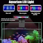 Aquarium Beleuchtung Aquarium Led Lampe, 3 Farben Licht Aquarium Licht Led Aquarium LED Beleuchtung 220V 6W Nano Aquarium Beleuchtung für Wasserpflanzen undFische (1) – Bild 3