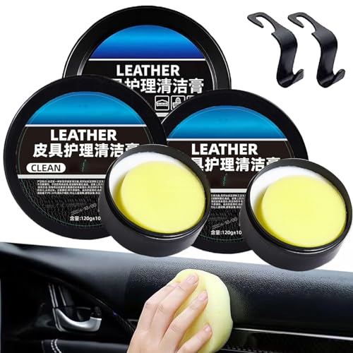Pâtes de nettoyage pour cuir Leader : détachez et rénovez vos sièges auto ternis