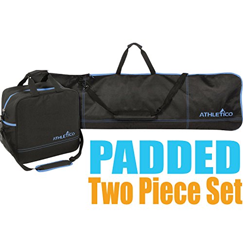image for Athletico Padded Two-Piece Snowboard and Boot Bag Combo | Store & Tran