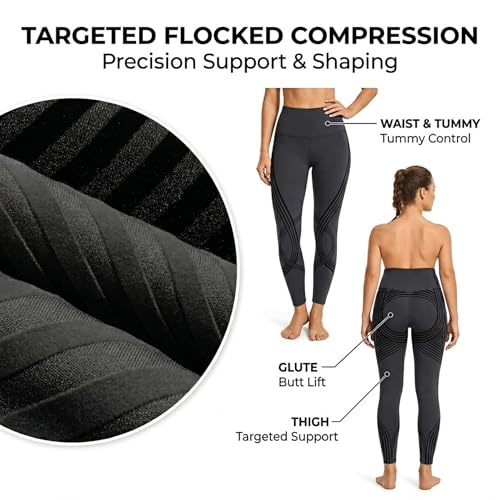 Leggings de compresión con control de abdomen y efecto levantamiento de glúteos 4