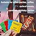Homrelaxy 2000 Pcs 1000 Pairs Raffle Tickets, 50/50 Double Raffle Tickets, 250 Double Tickets Per Stack, for Events, Entry, Carnivals, and Door Prizes (Blue/Red/Green/Yellow)
