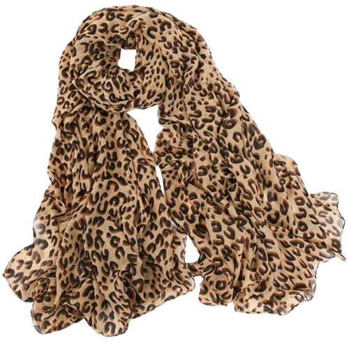 Leopard Scarf for Women, Animal Cheetah Print Shawls 59