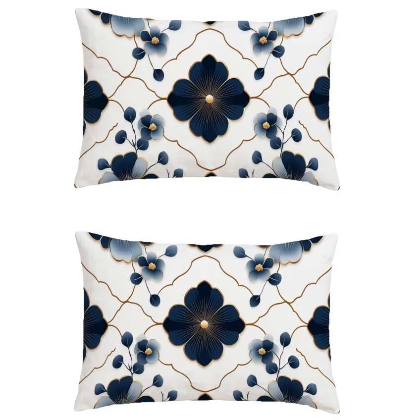 Housse coussin exterieur blanc 60x80 rectangulaire en lin