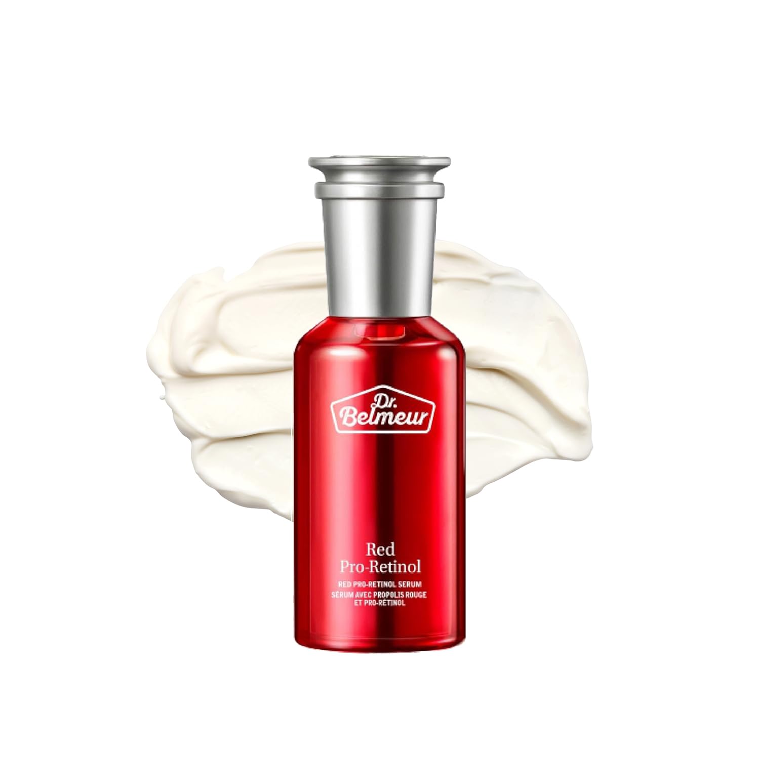 Red Pro-Retinol Serum (1.7fl oz) - Nutrient-Rich Care for Youthful Skin. Korean Skin Care by LG Beauty. Pro-Retinol, Red Propolis, Ceramide.