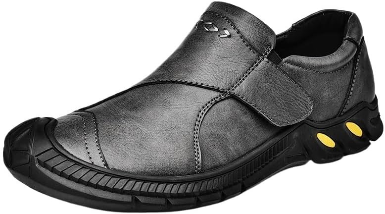 Shoes Men's Fashionable Outdoor Slip-on Loafers Low-top Round-Toe Soft-Soled Oxford Shoes Men Casual Comfortable Shoes for Travel Shopping Driving