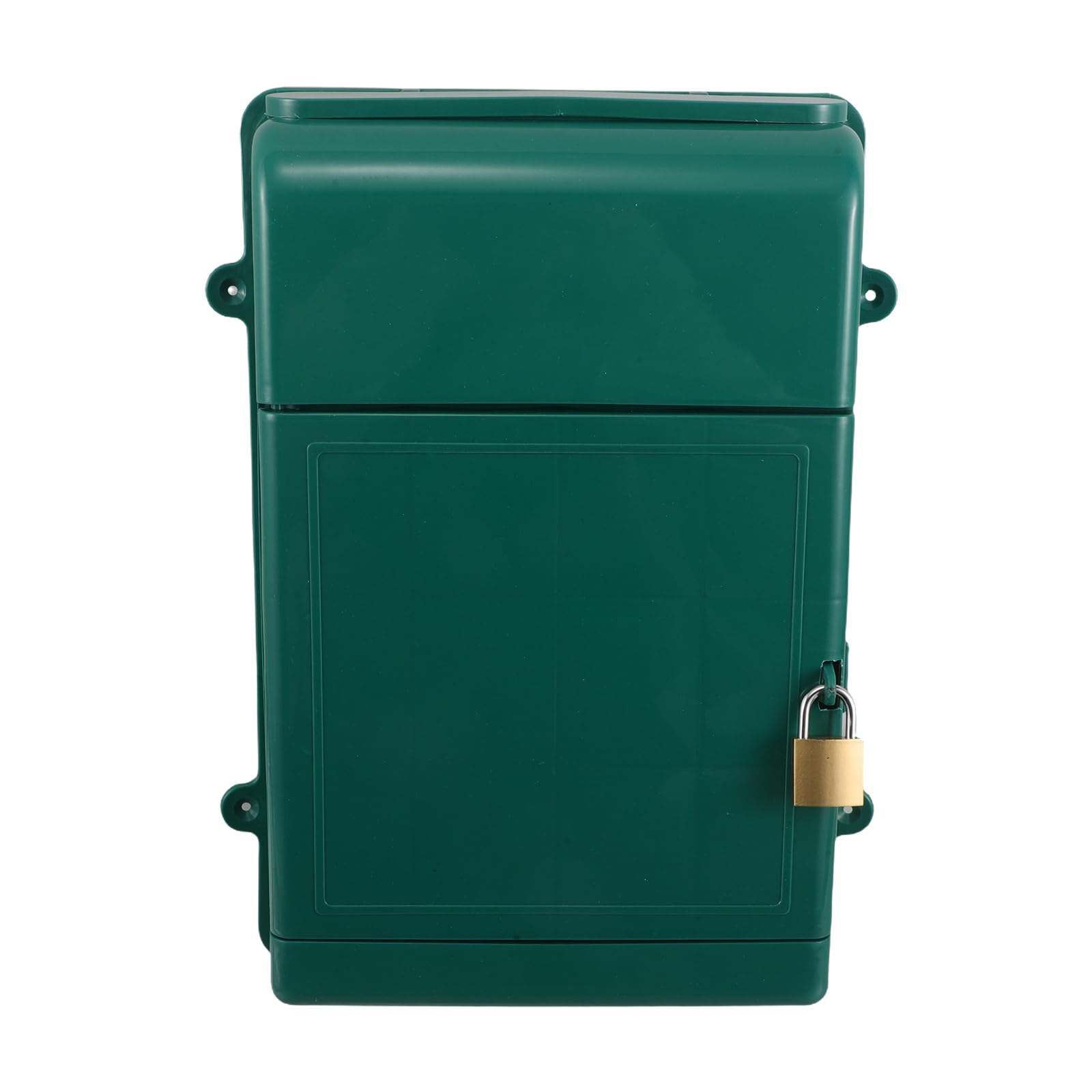 Boîte aux lettres plastique étanche Toddmomy avec serrure à clé haute sécurité extérieure