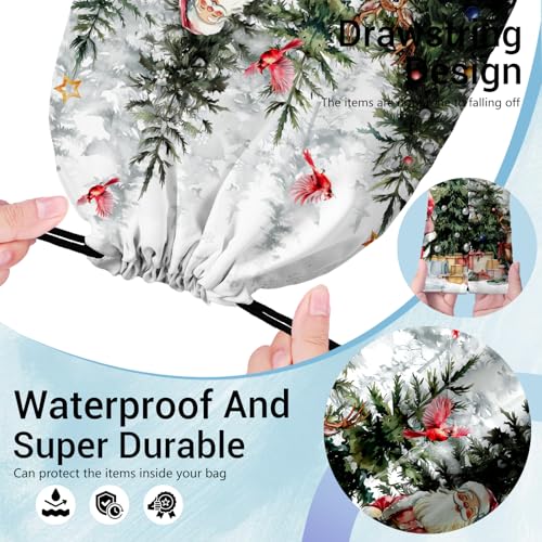 Image of Santa Claus Gymnastics Grip Bags Small Drawstring Gym Bag