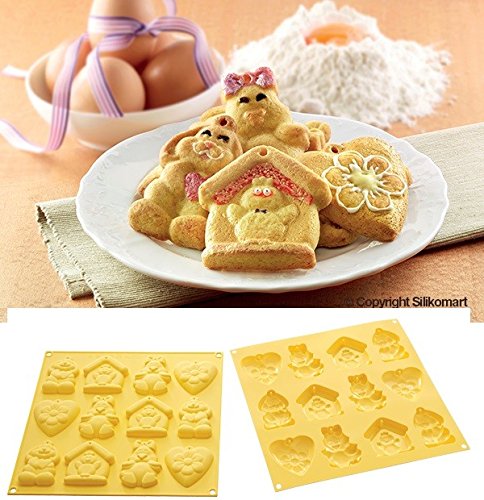 silikomart 22.611.79.0063 Hsh07 Yellow Silicone Mould (1.7 x 30.5 x 31cm), 1.7000000000000002 x 30.5 x 31 cm