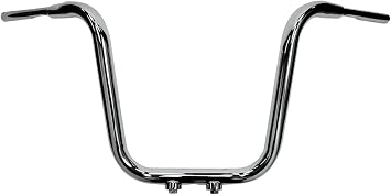 LA Choppers 1 1/2in. Tree Hugger Handlebar - 16in. Ape Hanger Wide - Chrome, Handle Bar Size 1 1/2in, Color Chrome L