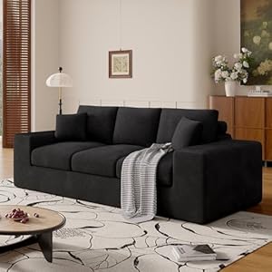 91.7″ Boneless Sofa Couch wit...