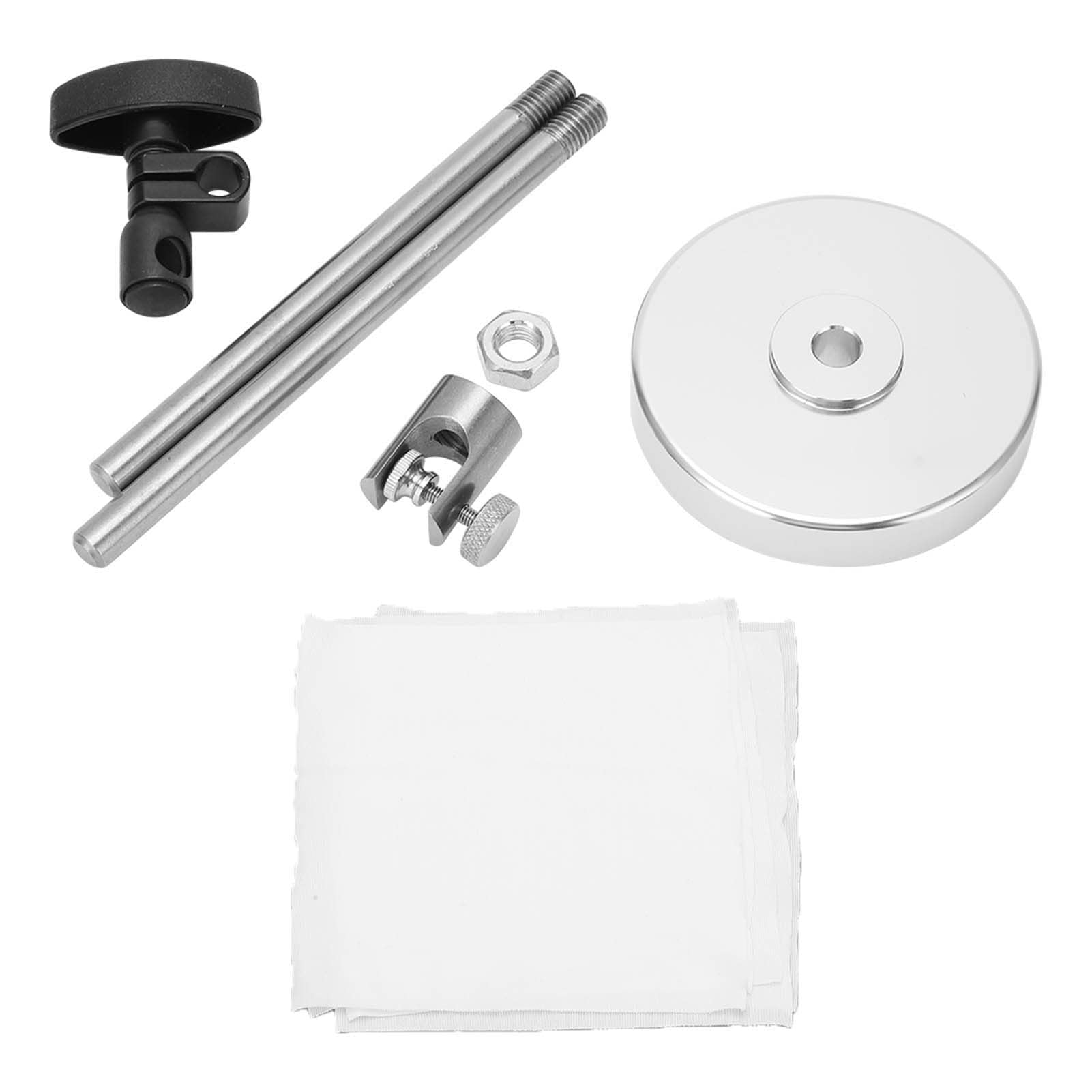 2.5in 3.5in HDD Repair Holder, Hard Drive Head Fixture, Stainless Steel Hard Drive Repair Test Holder with Base Support Bar and Crossbar for Data Recovery and Magnetic Head Replace
