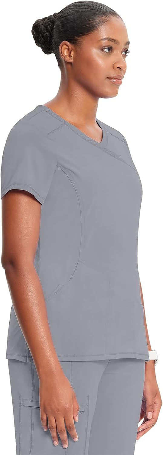 Cherokee Prints レディース スクラブ トップ モックラッププリント CK688 Cherokee レディース Infinity  モックラップトップス Amazon. Cherokee レディース Infinity モックラップトップス