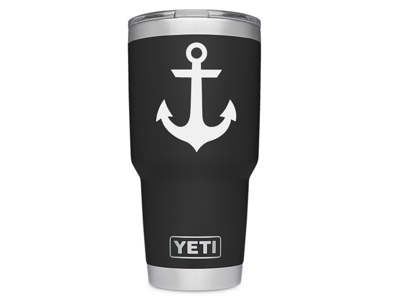 Anchor Genuine Decal for Windows, Yeti and RTic Tumbler Cups, MacBook laptops, iPad Tablets, iPhone, Android and More!