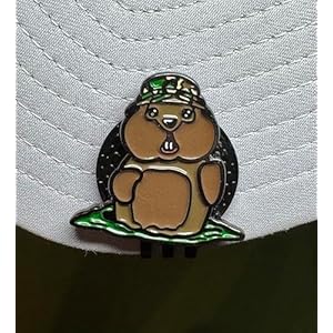 Fun Animal Golf Ball Marker with Hat Clip – Animal Golf Ball Marker – Permium Quality – Golf Accessories – Golf Gift – Magnatic Golf Ball Marker – Fun Design – Tiger Head