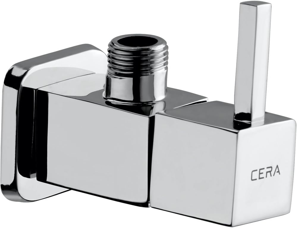 Cera Brass Quartet Single Lever Fittings Angle Cock with Wall Flange