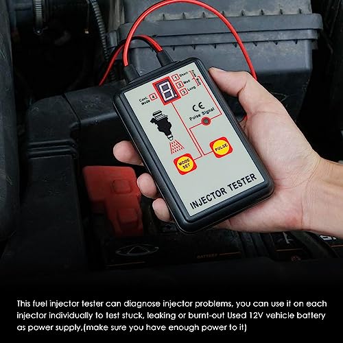 Probador de inyectores de combustible automotriz de 12V con 4 modos de pulso 5