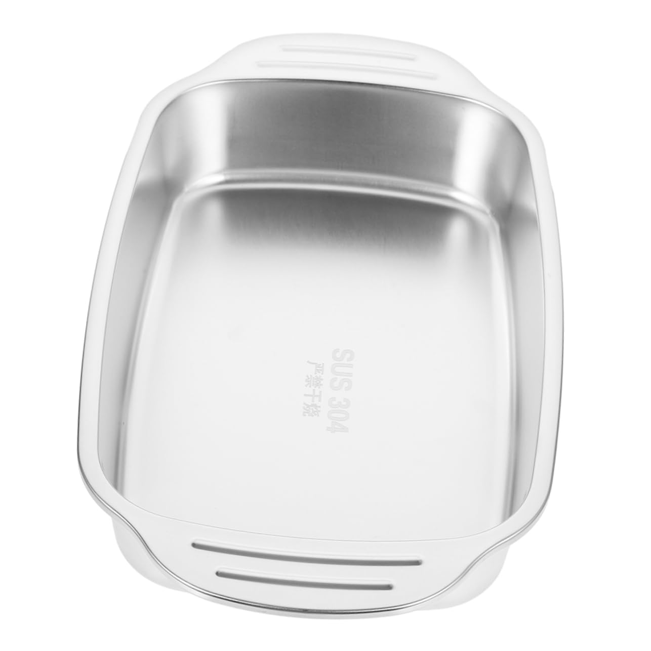 HOODANCOS Stainless Steel Roasting Pan Roaster Tray for Seafood Vegetables Rectangular Design for Home Commercial Use Easy Maintenance Versatile Cooking Methods