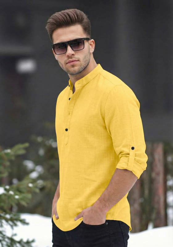 Image of Men Short Kurta