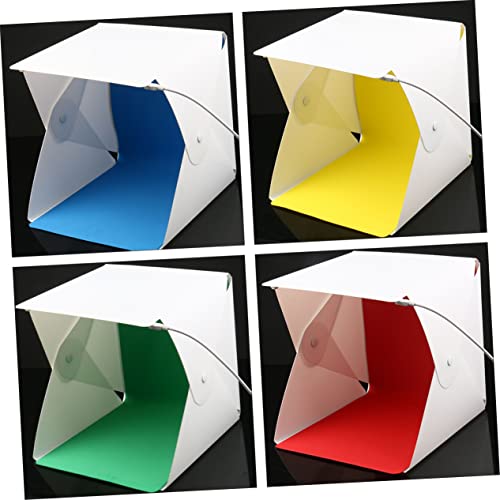 Uonlytech 5 Conjuntos estúdio dobrável tenda de fotografia luz de estúdio portátil barraca tendas ce
