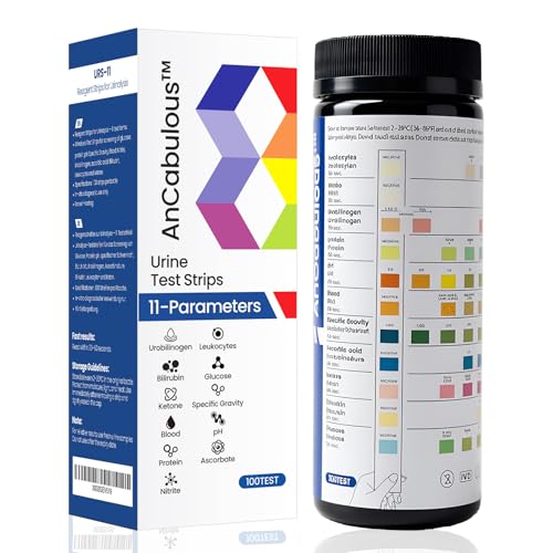 100x AnCabulous Urin Teststreifen - 11 Parameter Harnteststreifen